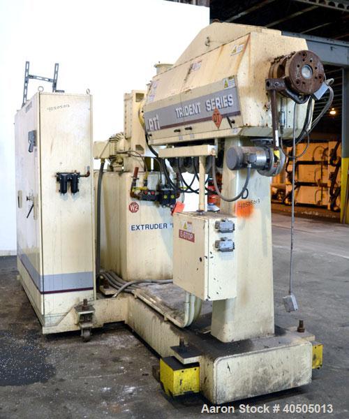 Used- PTI Processing Technologies 2-1/2” Trident Series Single Screw Extruder