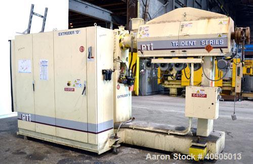 Used PTI Processing Technologies 2-1/2” Trident Series Single Screw Extruder