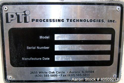 Used PTI Processing Technologies 2-1/2” Trident Series Single Screw Extruder