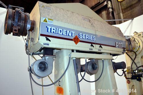 Used PTI Processing Technologies 3-1/2" Trident Series Single Screw Extruder