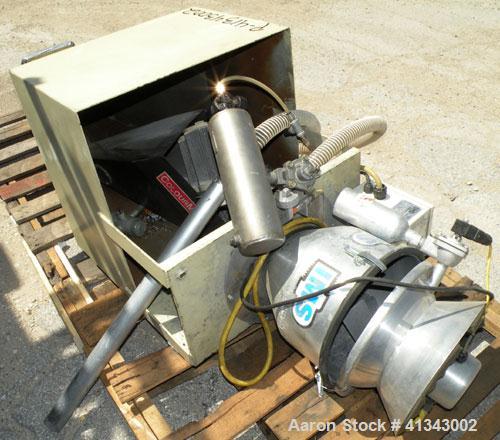 Used PTI 3.5" Trident Series Single Screw Extruder, Model 3500. 30 to 1 L/D ratio. Barrel measures 107" from back of feed throat to end of barrel. 5 zone electrically heated, air cooled, non-vented b...