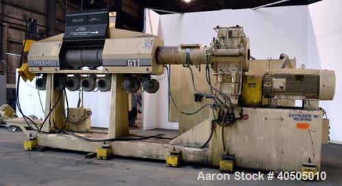 Used PTI Processing Technologies 6” Trident Series Single Screw Extruder, Model