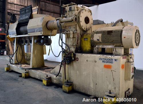 Used PTI Processing Technologies 6” Trident Series Single Screw Extruder, Model