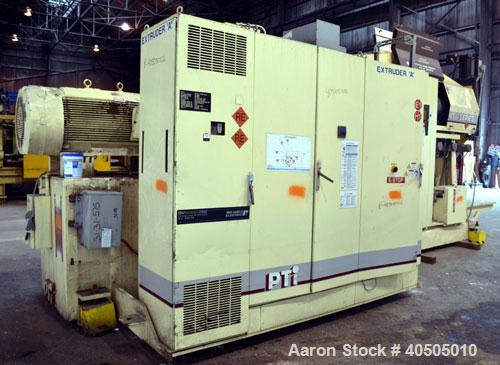 Used PTI Processing Technologies 6” Trident Series Single Screw Extruder, Model