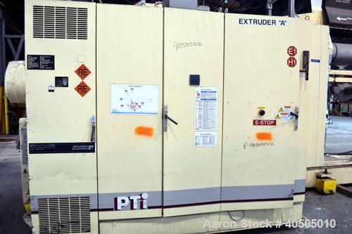 Used PTI Processing Technologies 6” Trident Series Single Screw Extruder, Model