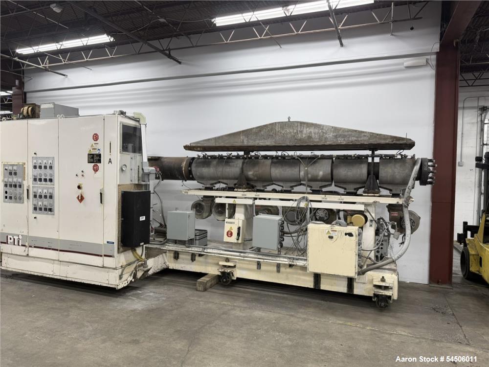 Used PTI 6000 6" Single Screw Extruder – 400 HP, 30:1 L/D, WEG Drive & Flender Gearbox