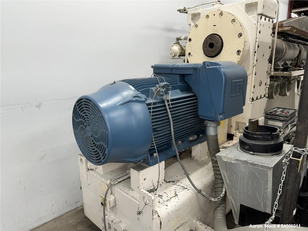 Used PTI 6000 6" Single Screw Extruder – 400 HP, 30:1 L/D, WEG Drive & Flender Gearbox