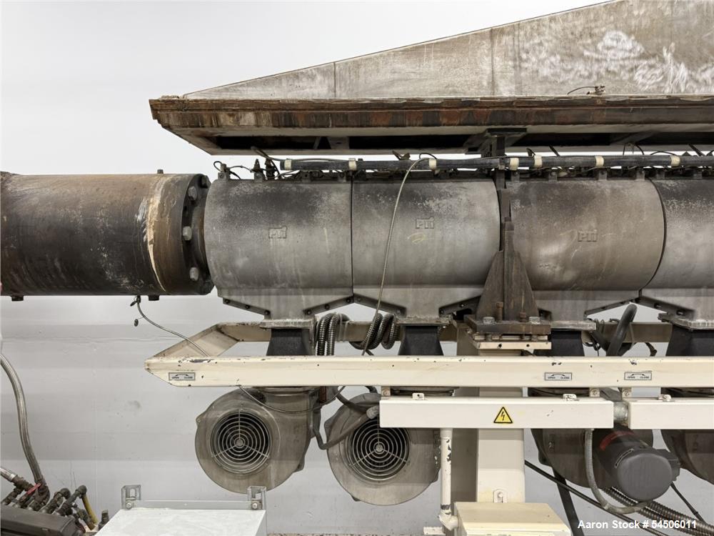 Used PTI 6000 6" Single Screw Extruder – 400 HP, 30:1 L/D, WEG Drive & Flender Gearbox