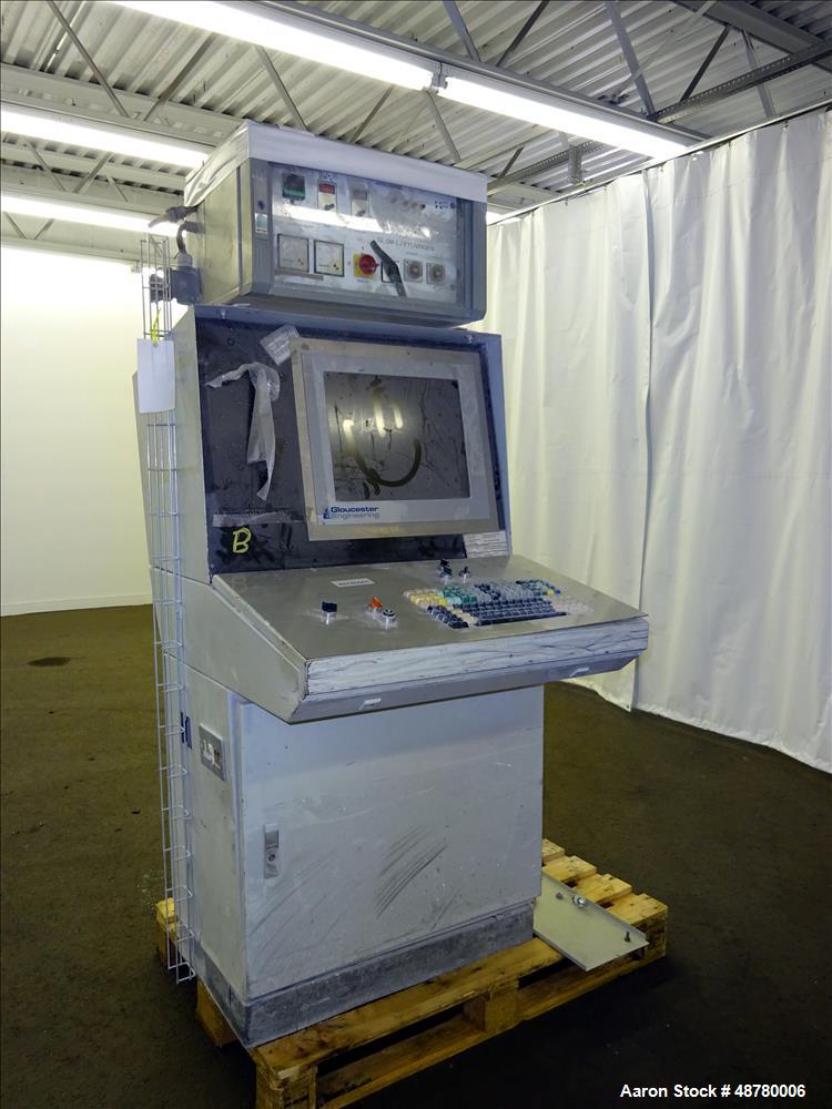 Used Paul Muller Single Screw Extruder, Model Elek 45-36D, 45 mm (1.75") Diameter Screw, 36:1 L/D Ratio. Approximate 71" long x 42.5" center line height. (6) Barrel sections, electrically heated, wat...