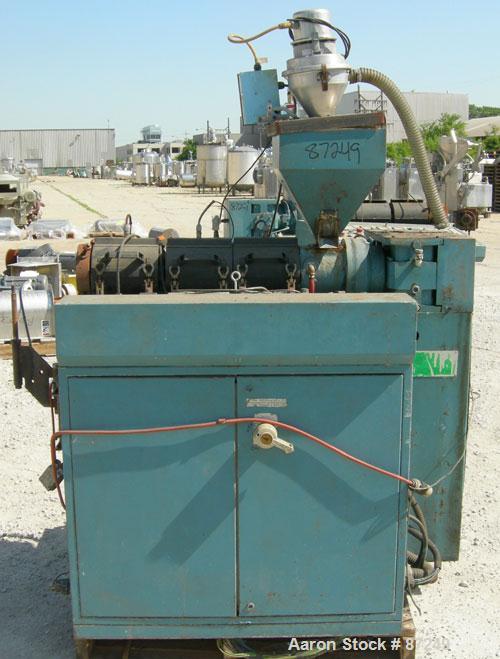 Used Plastiprogram 1.3" Single Screw Extruder, Model RS35