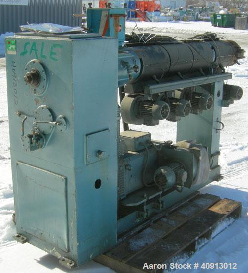 Used- Plastiprogram 2 1/2" Single Screw Extruder, Model RS65E, Type R1:25. Approximate 24:1 L/D ratio. Electically heated, a...