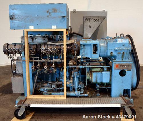 Used Prodex 1-3/4” Diameter Single Screw Extruder, Model 1.75TM-25