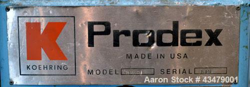 Used Prodex 1-3/4” Diameter Single Screw Extruder, Model 1.75TM-25