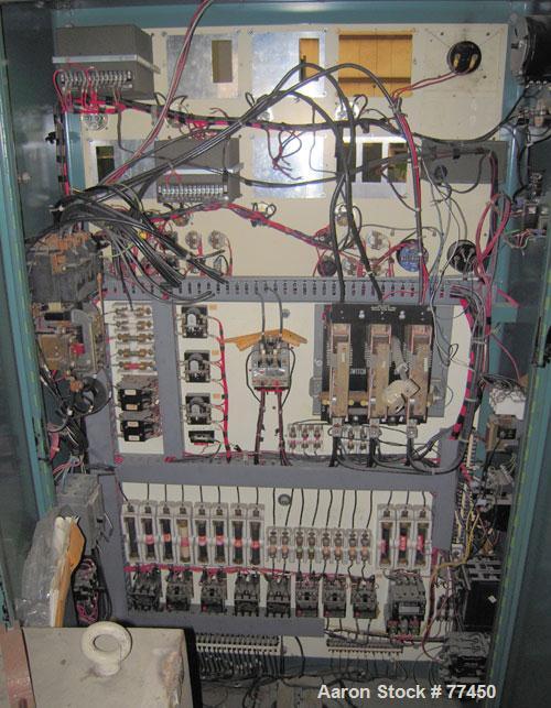 Used Prodex 2-1/2" Single Screw Extruder, Model T250-24. 24 to 1 L/D ratio. Electrically heated, water cooled vented and plugged barrel. Water cooled feed throat with a Prodex crammer feeder (no scre...