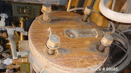 Used Royal 10" Single Screw Dump Extruder, Approximate 6 to 1 L/D ratio, cored screw, (2) zone jacketed barrel. 11" x 12" jacketed feed throat with chute. Approximate 42" centerline height, swing awa...