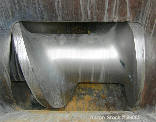 Used Royal 10" Single Screw Dump Extruder, Approximate 6 to 1 L/D ratio, cored screw, (2) zone jacketed barrel. 11" x 12" jacketed feed throat with chute. Approximate 42" centerline height, swing awa...