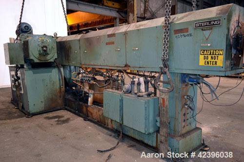 Used Sterling 6” Diameter Single Screw Extruder