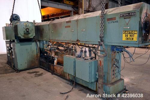 Used- Sterling 6” Diameter Single Screw Extruder