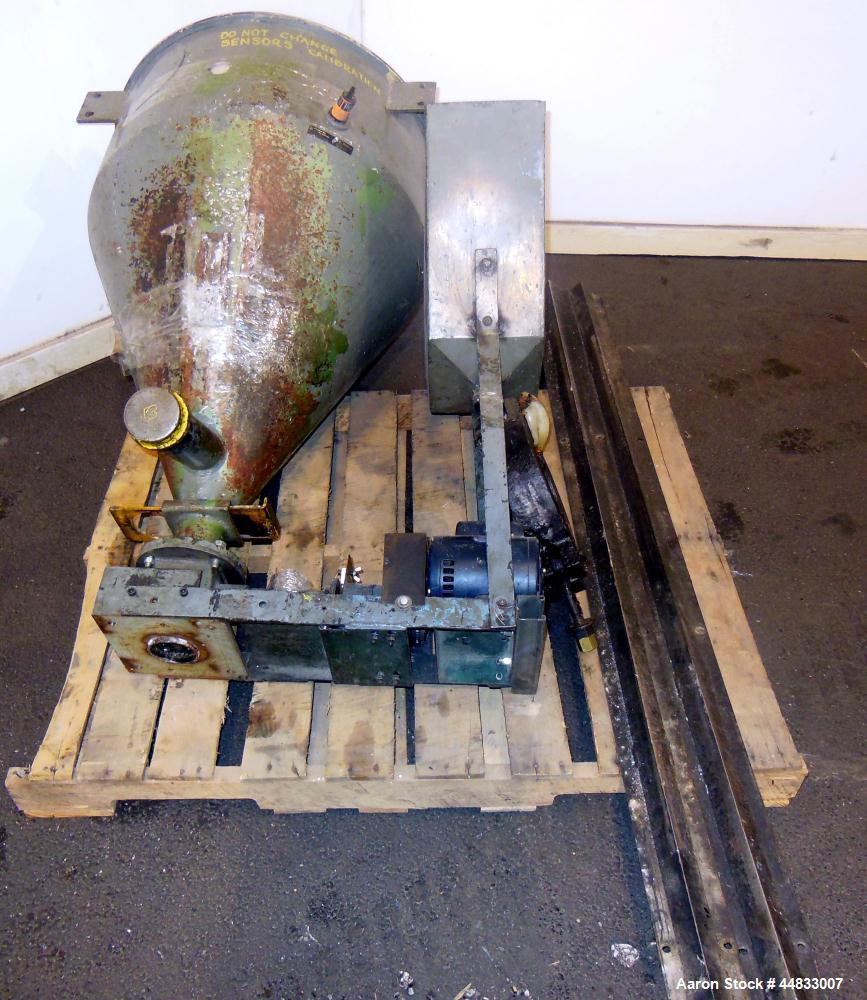 Used Sterling Extruder Corp. 3-1/2" Single Screw Lowboy Extruder. Approximately 30 to 1 L/D ratio. Electrically heated, water cooled 5 zone non-vented barrel with a pump, tank, and heat exchanger wat...