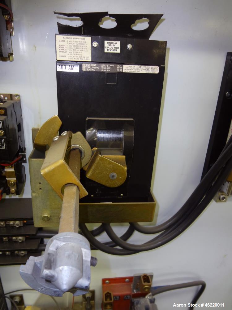 Used Sterling 2.5" Single Screw Extruder, 24:1 L/D Ratio (NO SCREW). Electrically heated, water and air cooled 4 zone non-vented barrel. Water cooled feed throat with hopper. Approximately 41.5" cent...