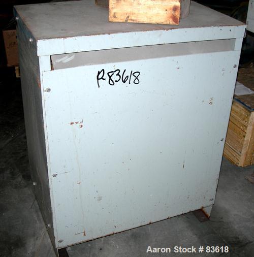 USED: Sterling pedestal mount 2" single screw extruder. Approximate30:1 L/D ratio. Electrically heated, air cooled 4 zone non-ventedbarrel. Water cooled feed throat, no hopper. Driven by a 20 hp,500 ...