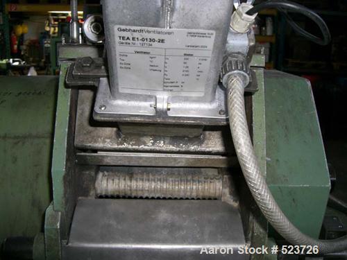 USED: Weber single screw extruder. Screw diameter 2.36" (60 mm), spaghetti head with 5 strings, Omron varispeed F7 control panel newi n 2004. Dimensions: 82.6" x 27.5" x 63" (2100 x 700 x 1600 mm). W...
