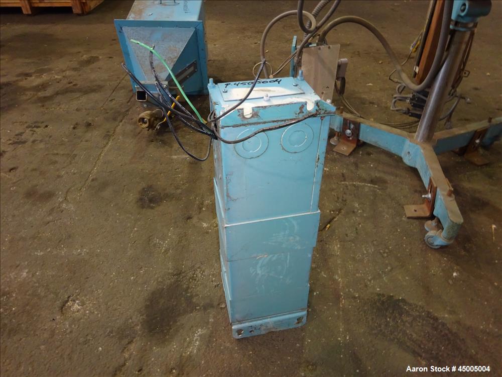 Used Welex 1-1/4" Single Screw Extruder, Model 1.250 20:1 N.V.R.H. 20:1 L/D. Electrically heated, air cooled. Driven by a 15hp DC motor.