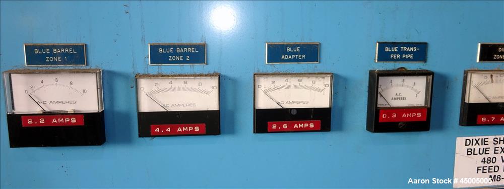 Used Welex 1-1/4" Single Screw Extruder, Model 1.250 20:1 N.V.R.H. 20:1 L/D