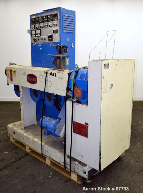 Used- Welex 2" Single Screw Extruder, Model 2-024:1 RHNV