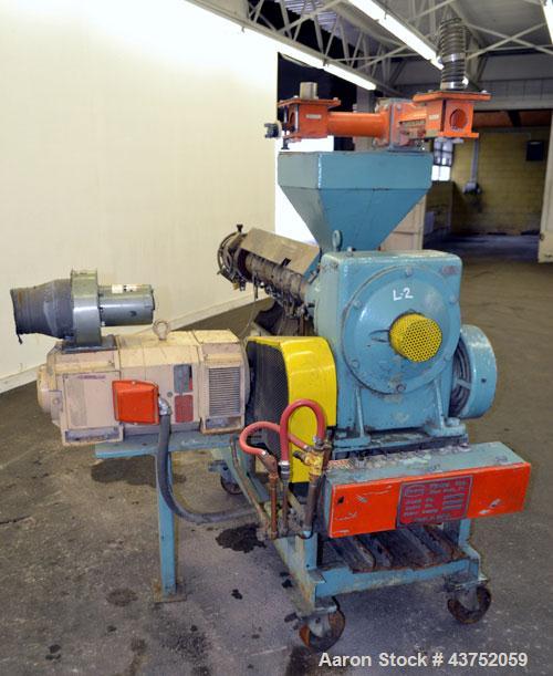 Used Welex 2" Diameter Single Screw Co-Extruder, Model 200-24:1-CCE4