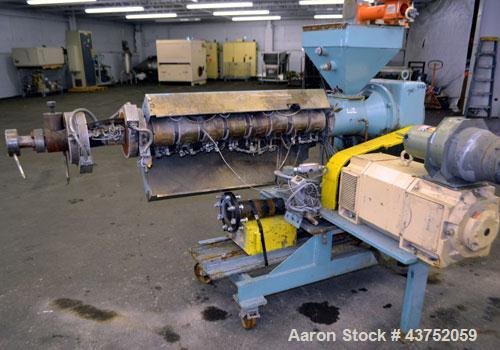 Used Welex 2" Diameter Single Screw Co-Extruder, Model 200-24:1-CCE4