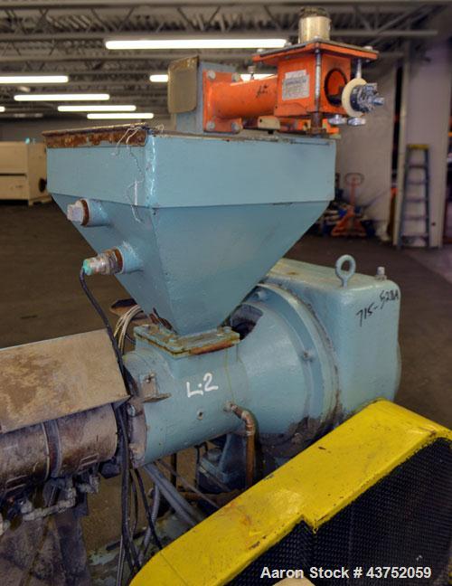 Used Welex 2" Diameter Single Screw Co-Extruder, Model 200-24:1-CCE4