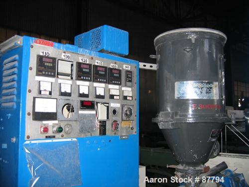 Used Welex 2" Single Screw Extruder, Model 200-24:1