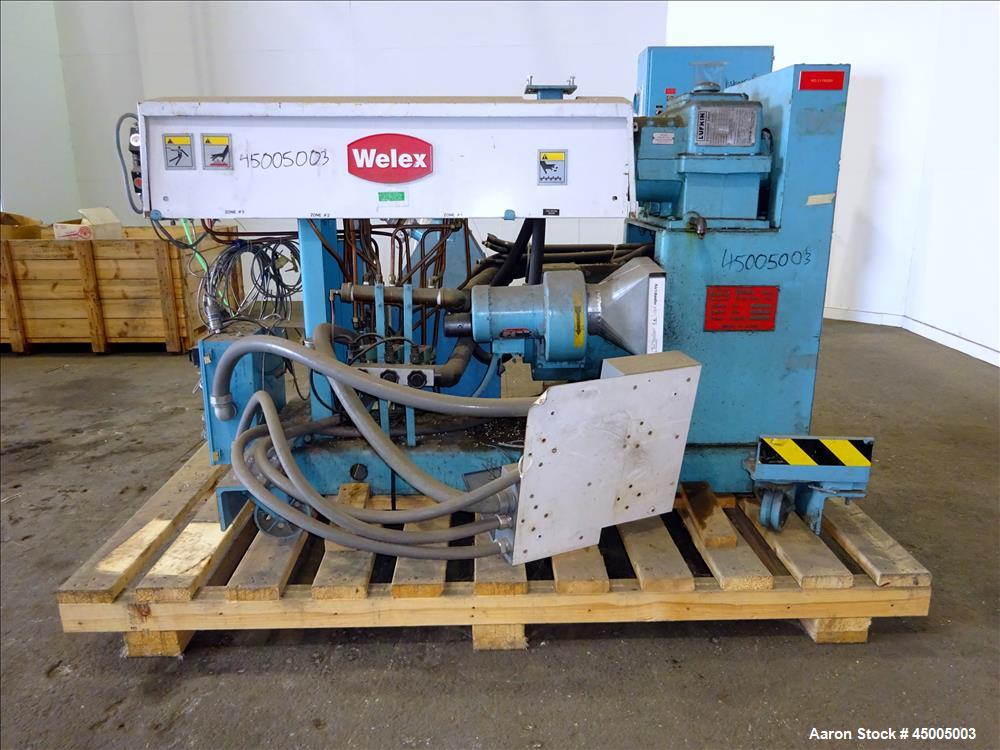 Used Welex 2" Single Screw Extruder, Model 200 24:1.