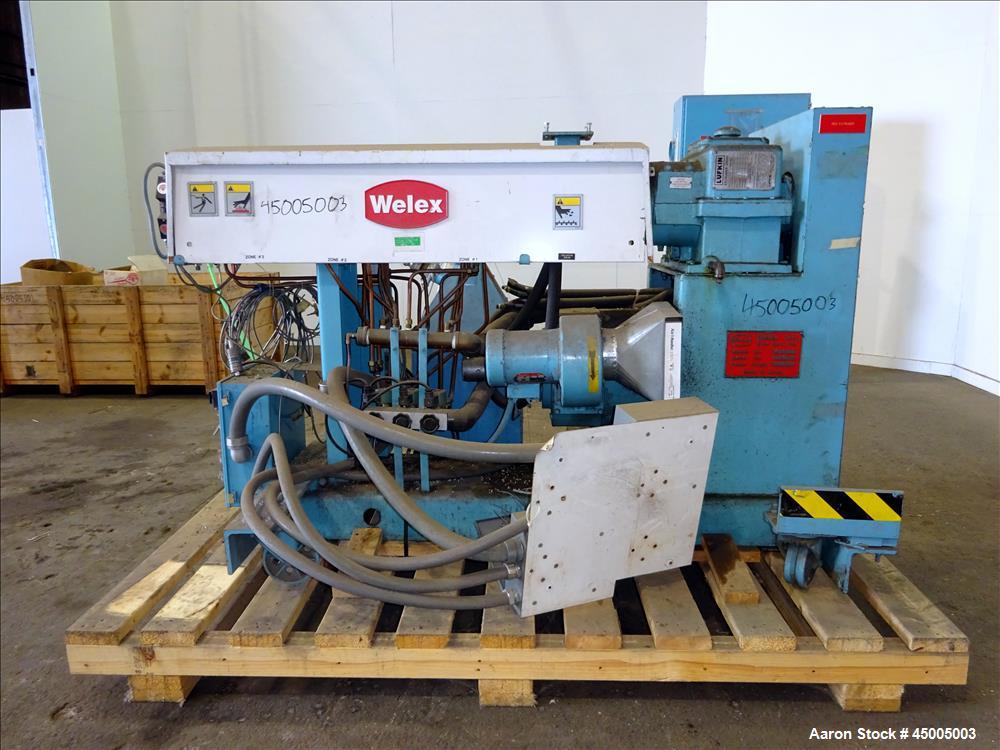 Used Welex 2" Single Screw Extruder, Model 200 24:1.