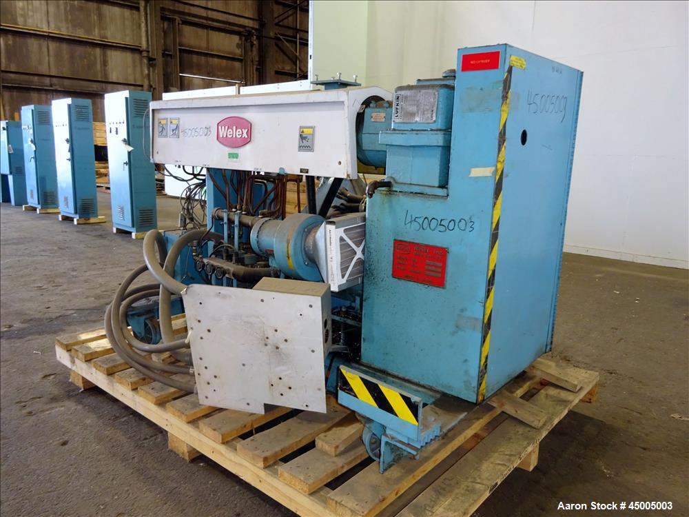 Used Welex 2" Single Screw Extruder, Model 200 24:1.