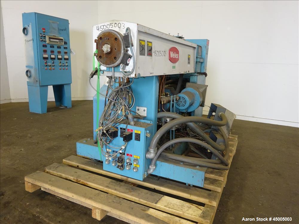 Used Welex 2" Single Screw Extruder, Model 200 24:1.