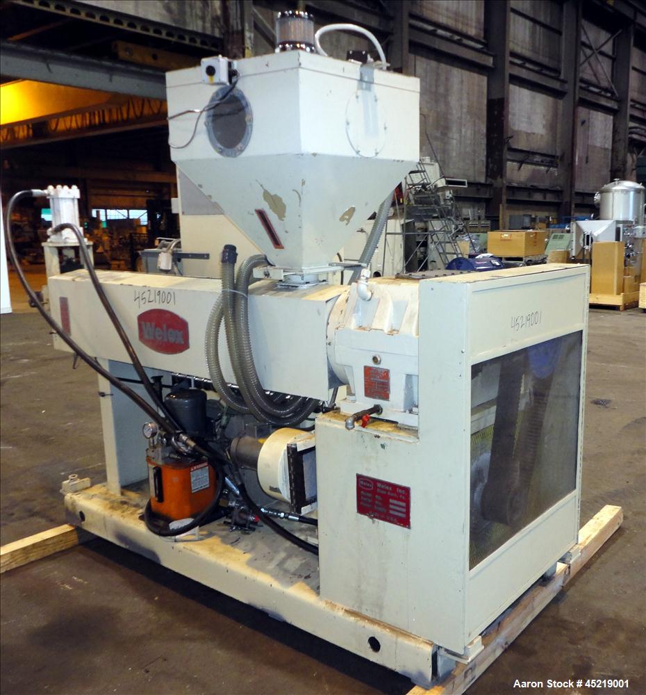 Used Welex 2-1/2" Single Screw Extruder, Model 250 24:1 RH