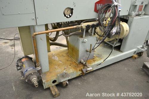 Used Welex 2-1/2" Single Screw Extruder. Approximate 30 to 1 L/D ratio. Non-vented 4 zone barrel, electrically heated, water cooled with closed loop system. Water cooled feed throat with hopper. Appr...