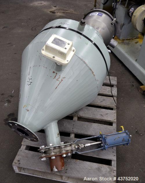 Used Welex 2-1/2" Single Screw Extruder. Approximate 30 to 1 L/D ratio. Non-vented 4 zone barrel, electrically heated, water cooled with closed loop system. Water cooled feed throat with hopper. Appr...