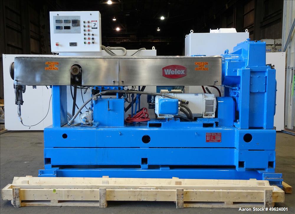 Used- Welex 3.5" Single Screw Extruder, Model 3.5