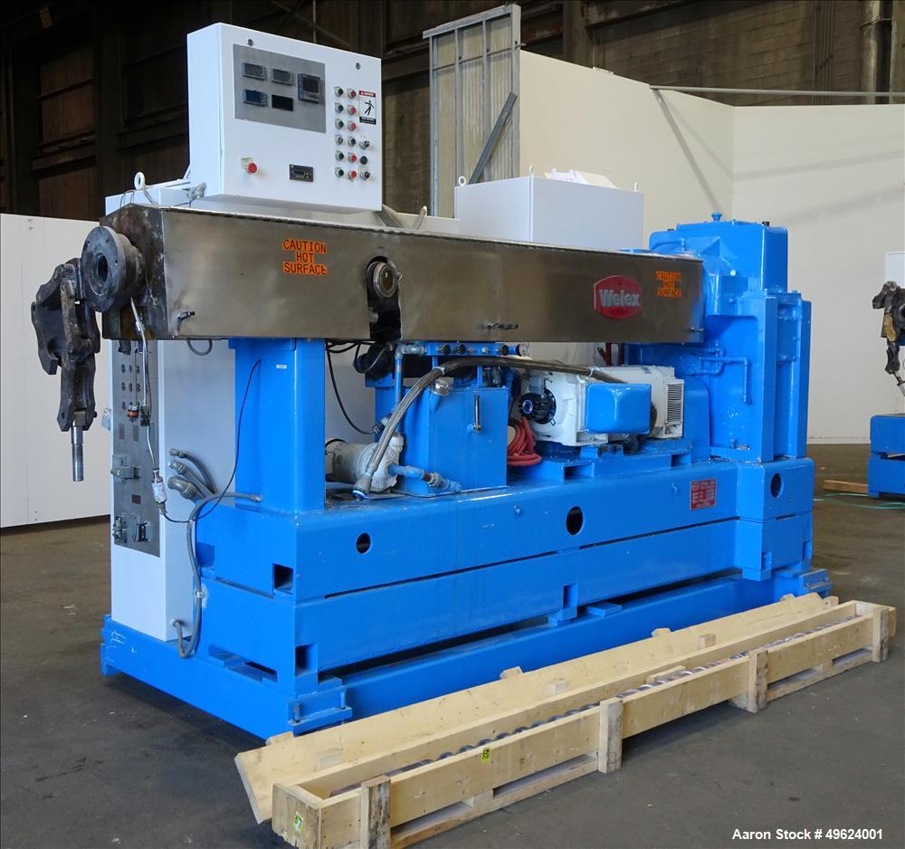 Used Welex 3.5" Single Screw Extruder, Model 3.5