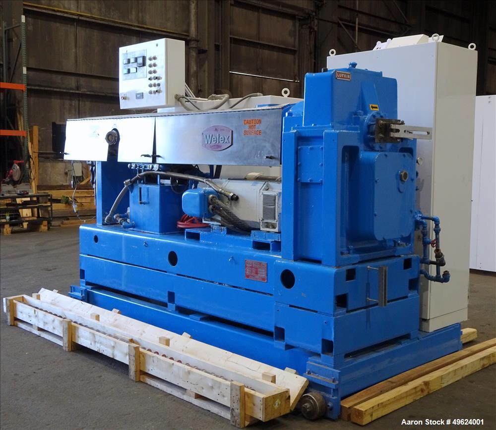Used Welex 3.5" Single Screw Extruder, Model 3.5