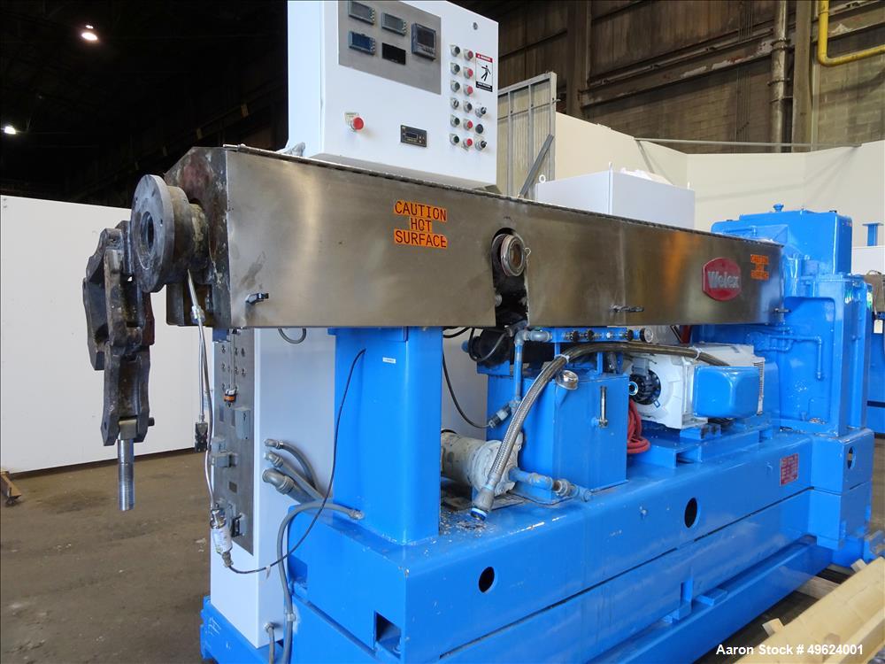Used Welex 3.5" Single Screw Extruder, Model 3.5