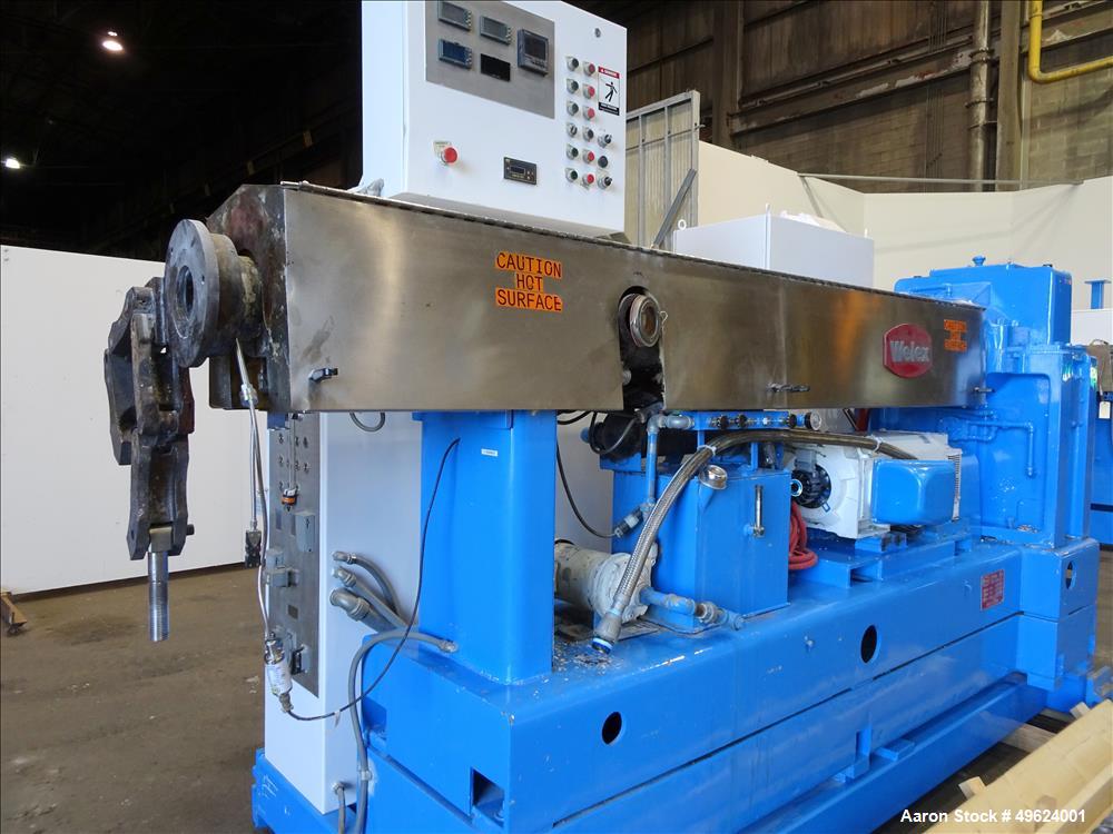 Used- Welex 3.5" Single Screw Extruder, Model 3.5