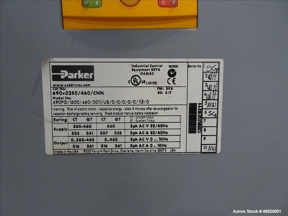 Used- Welex 3.5" Single Screw Extruder, Model 3.5