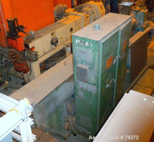 Used Welex 4.5" Single Screw Extruder, Model 450 36:1 LHSV