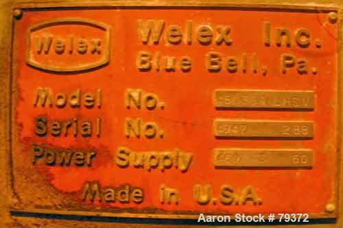 Used Welex 4.5" Single Screw Extruder, Model 450 36:1 LHSV