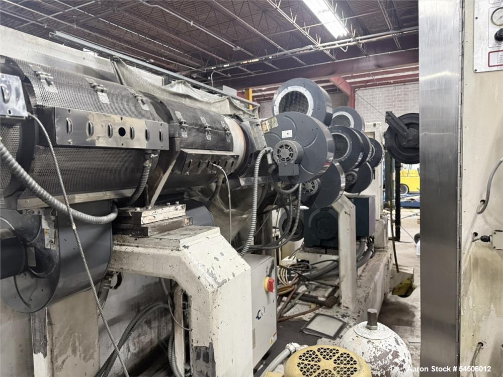 Used Welex 6.0 30D 6" Single Screw Extruder – 500 HP, 30:1 L/D, Vented Barrel with Dynisco Hydraulic Screen Changer