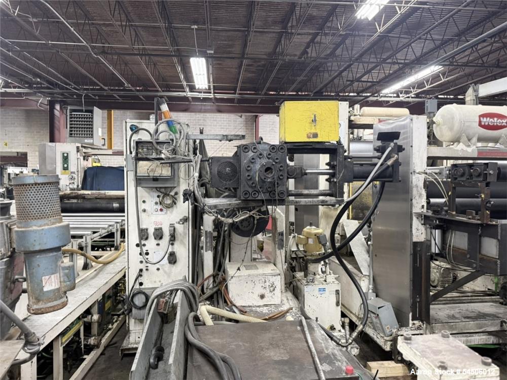Used Welex 6.0 30D 6" Single Screw Extruder – 500 HP, 30:1 L/D, Vented Barrel with Dynisco Hydraulic Screen Changer